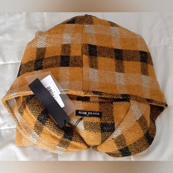 Black Island Plaid Hooded Zip Cardigan *NWT* - Picture 10 of 10